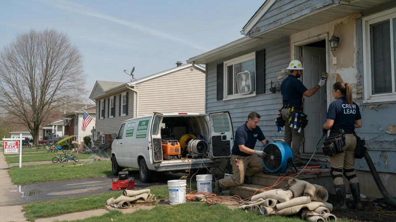 Flood Cleanup in Cherryville, PA near me